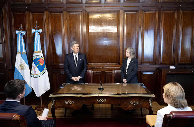  Horacio Rosatti junto a Patricia Bermejo