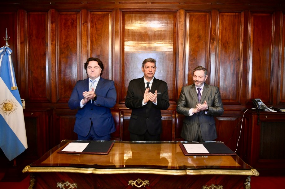 Gerardo Prataviera, Horacio Rosatti y Mariano de los Heros.